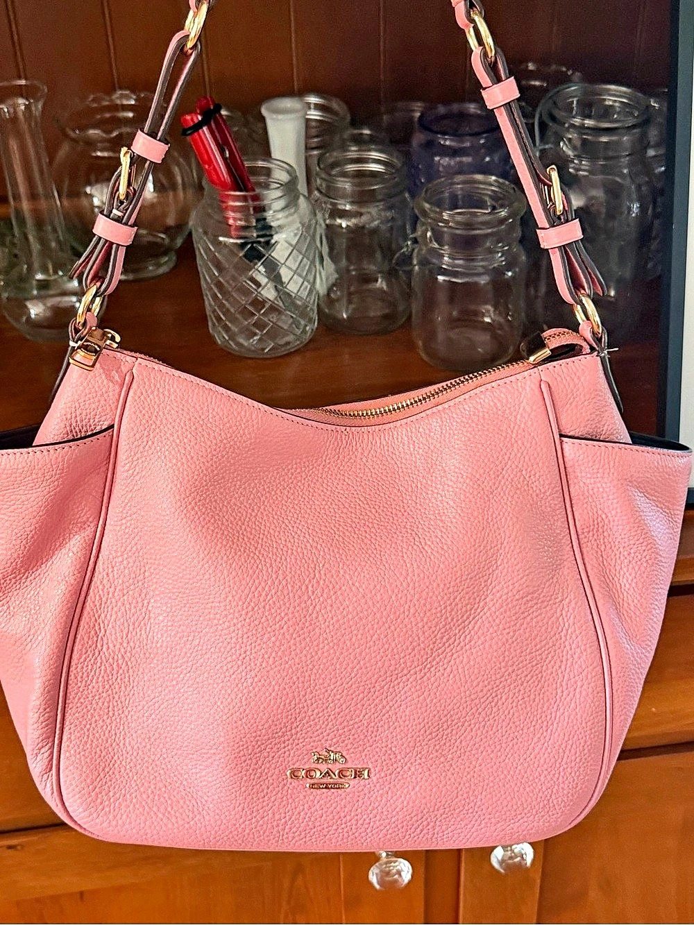 Coach Jes Hobo Pink Shoulder Bag